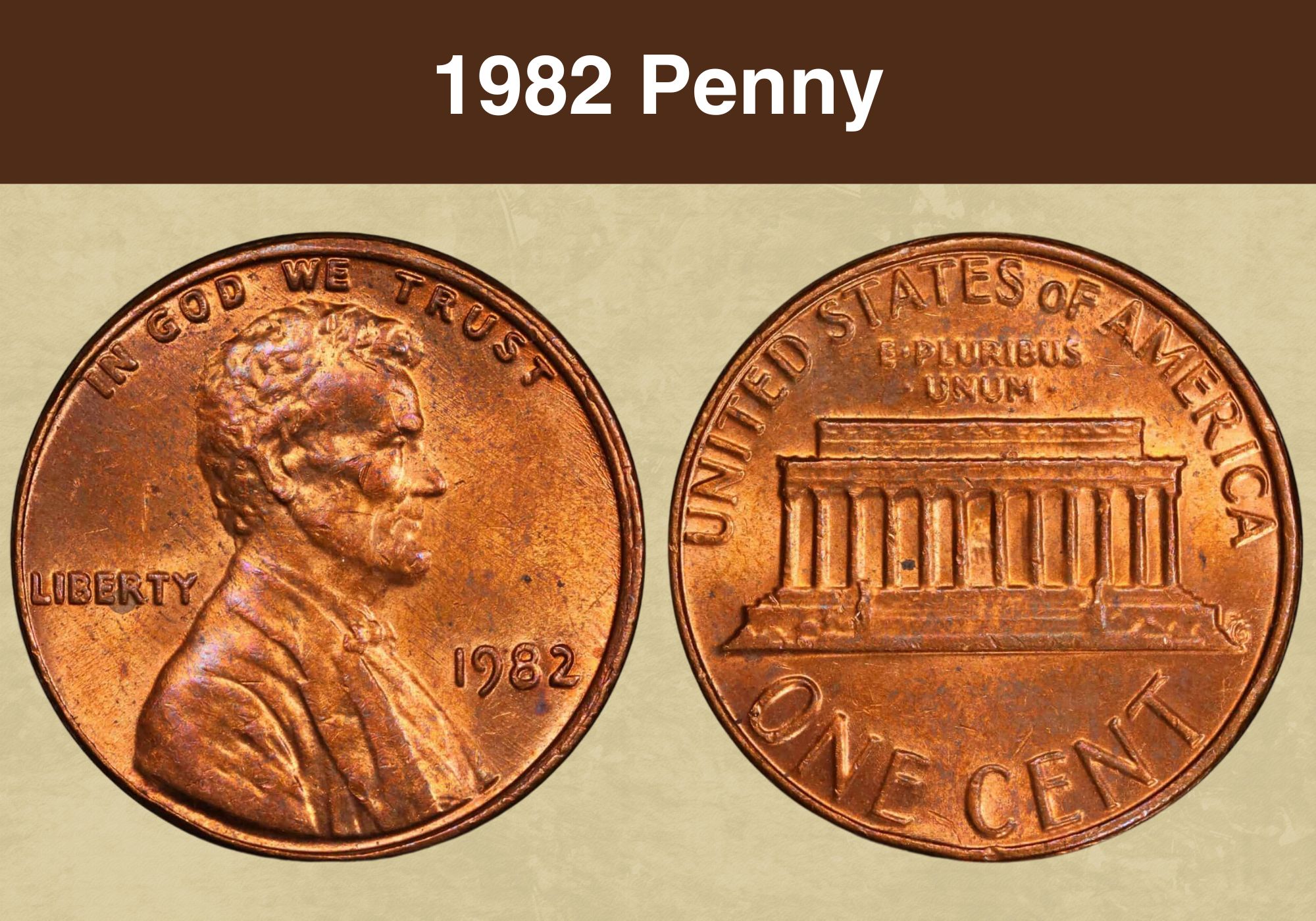 1982 Penny Coin Value (Errors List, D, S & No Mint Mark Worth)
