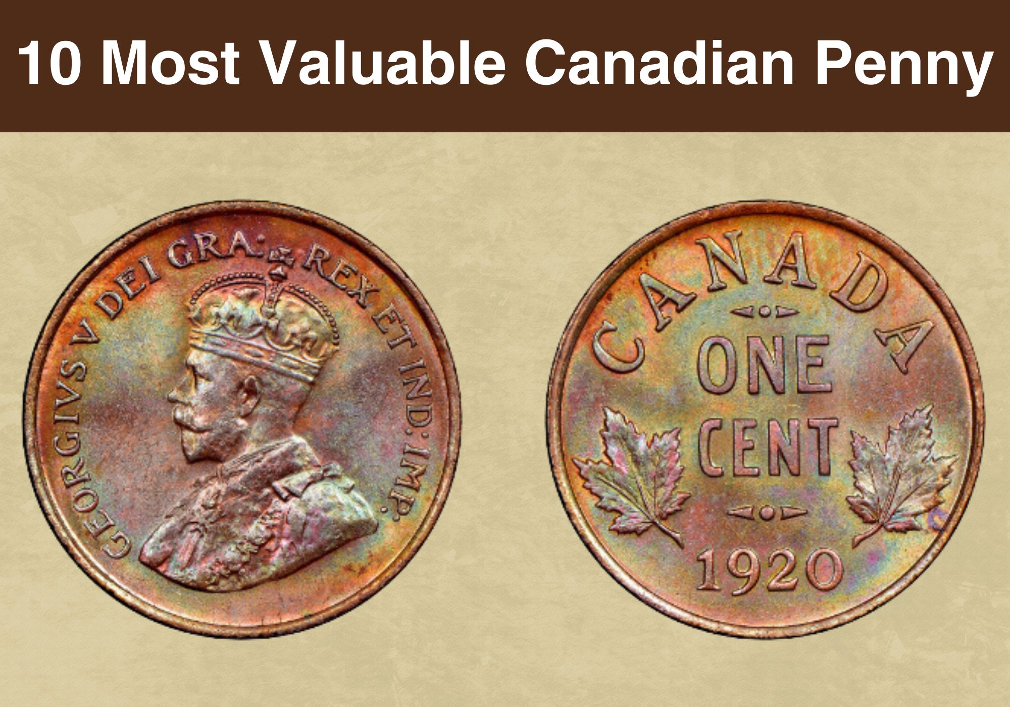 Top 5 Most Valuable Large Cents - Canadian Large Penny Coins Worth BIG  MONEY!! 