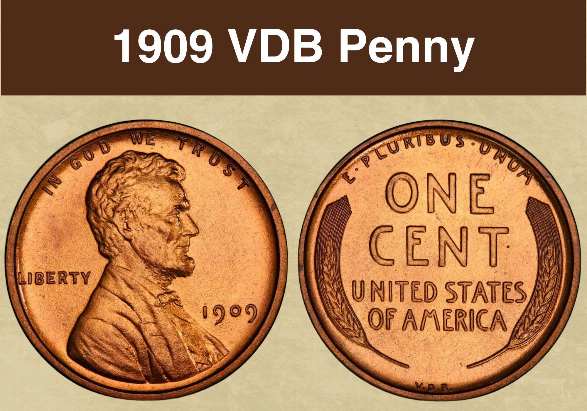 1909 VDB Penny Coin Value (Errors List, “S” & No Mint Mark Worth)