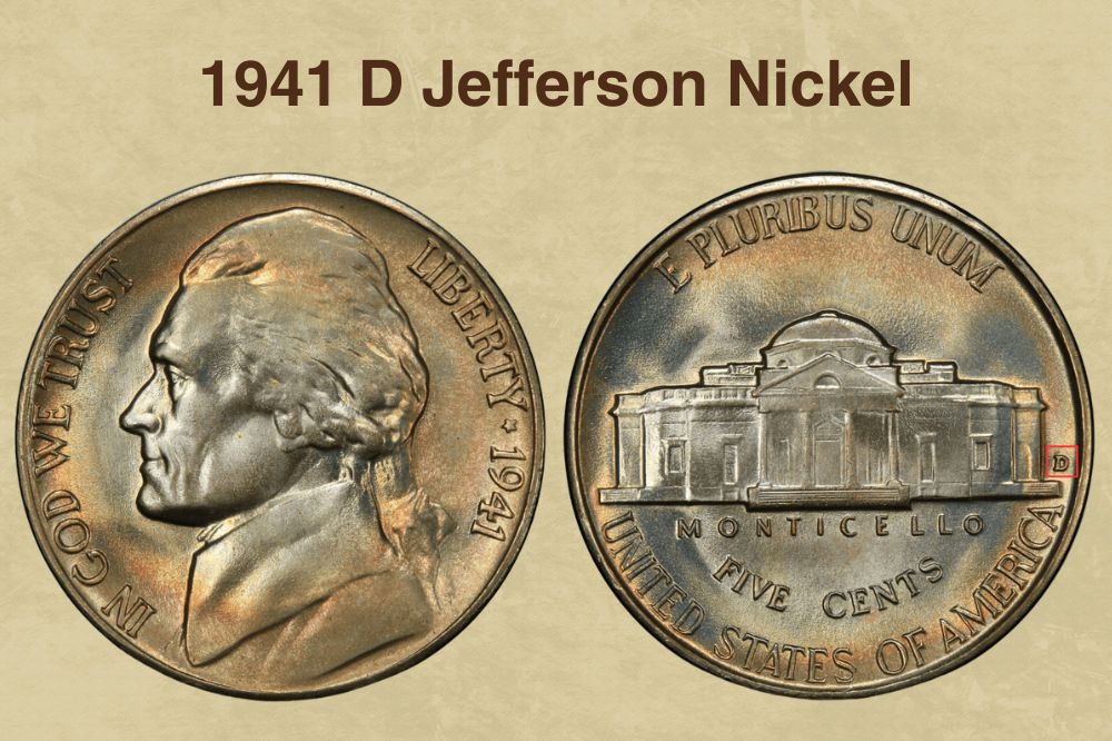 1941 D Jefferson Nickel