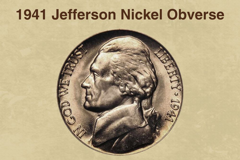 1941 Jefferson Nickel Obverse