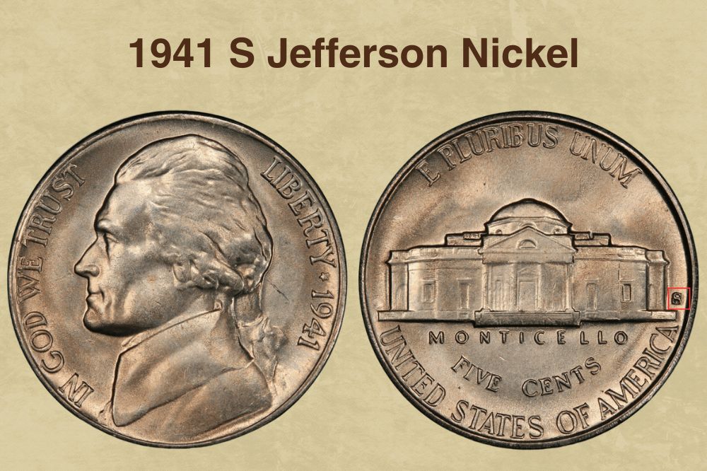 1941 S Jefferson Nickel