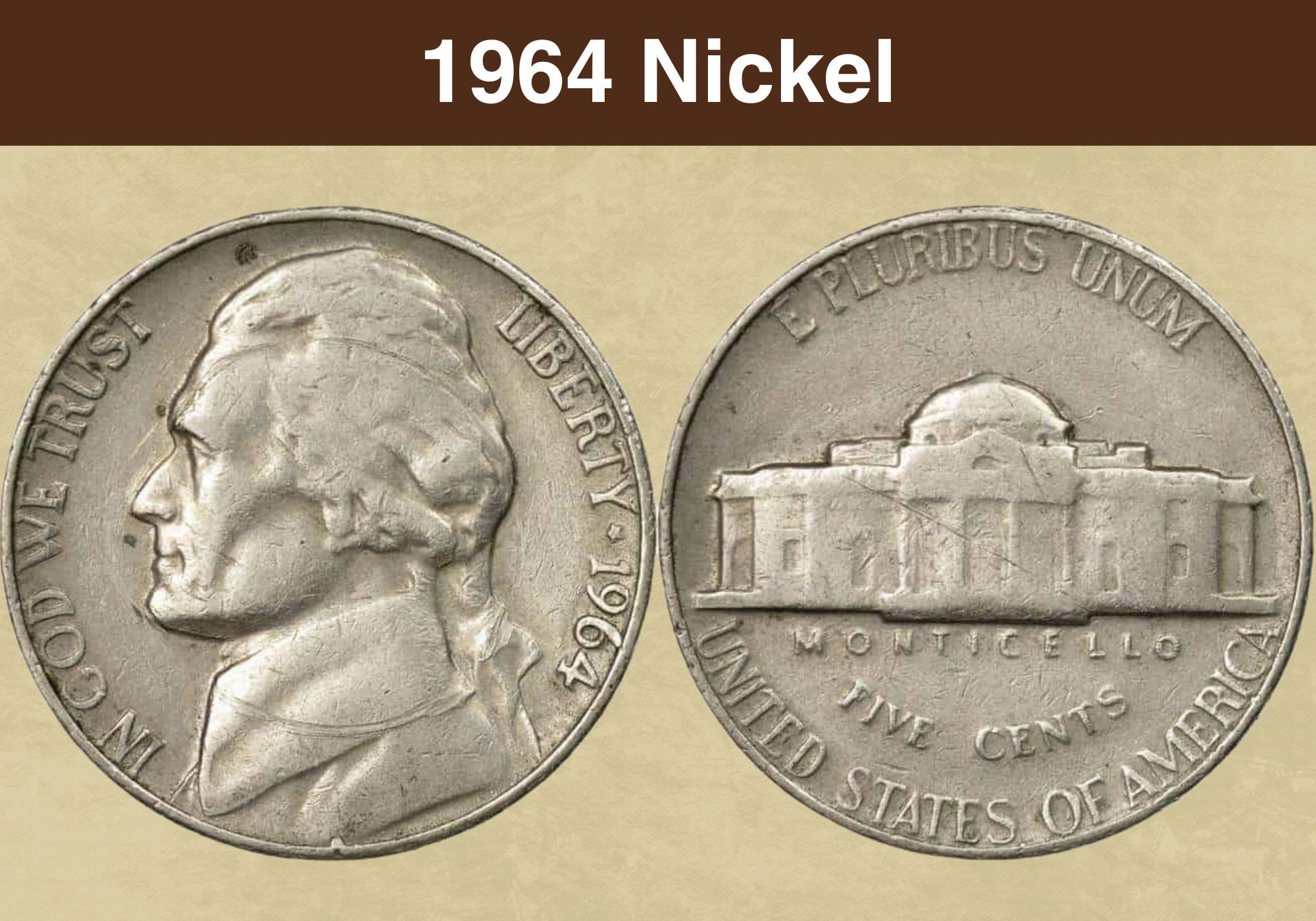 1964 Nickel Coin Value (Errors List, D & No Mint Mark Worth)