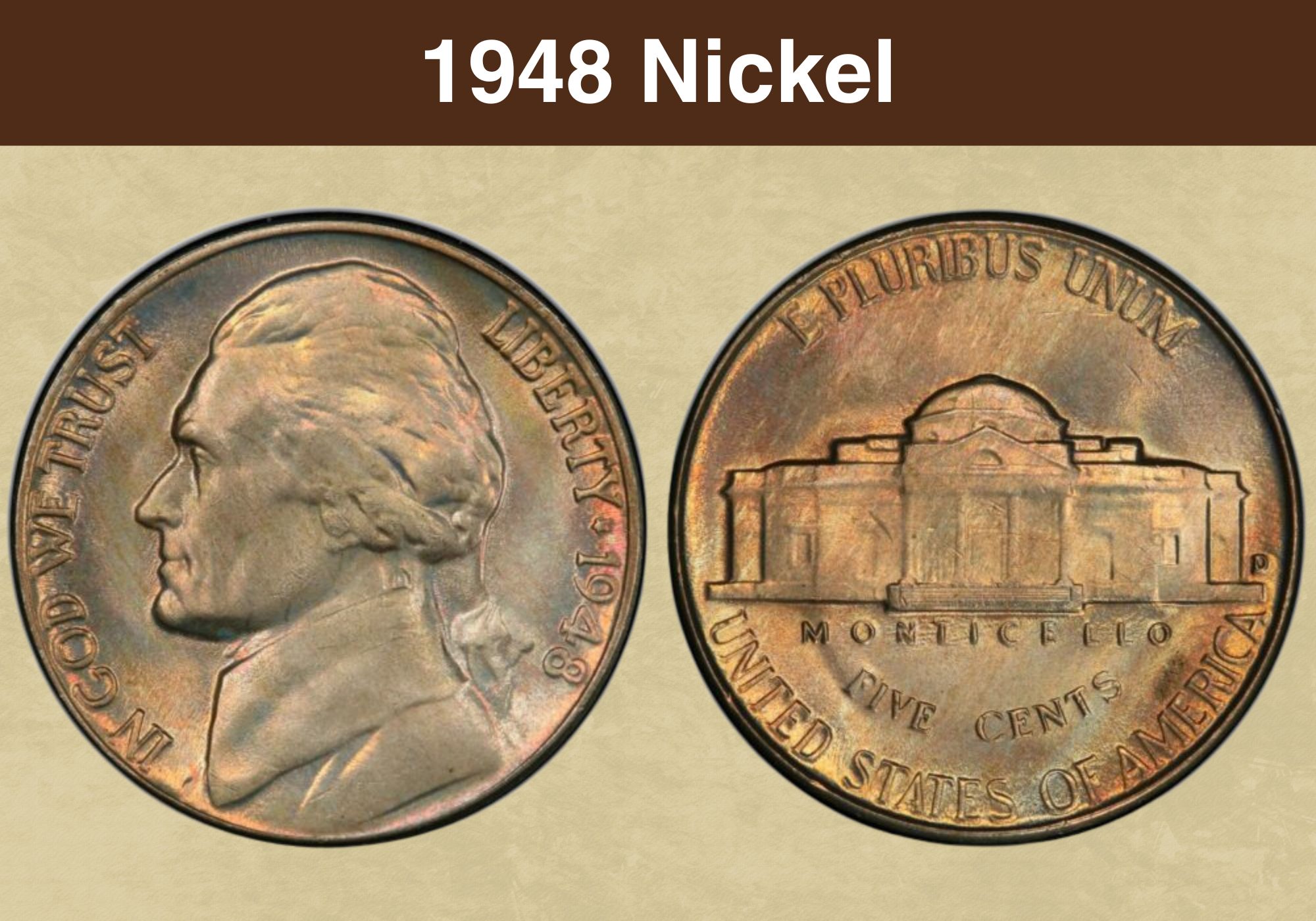 1948 Nickel Coin Value (Errors List, “D”, “S” & No Mint Mark Worth)