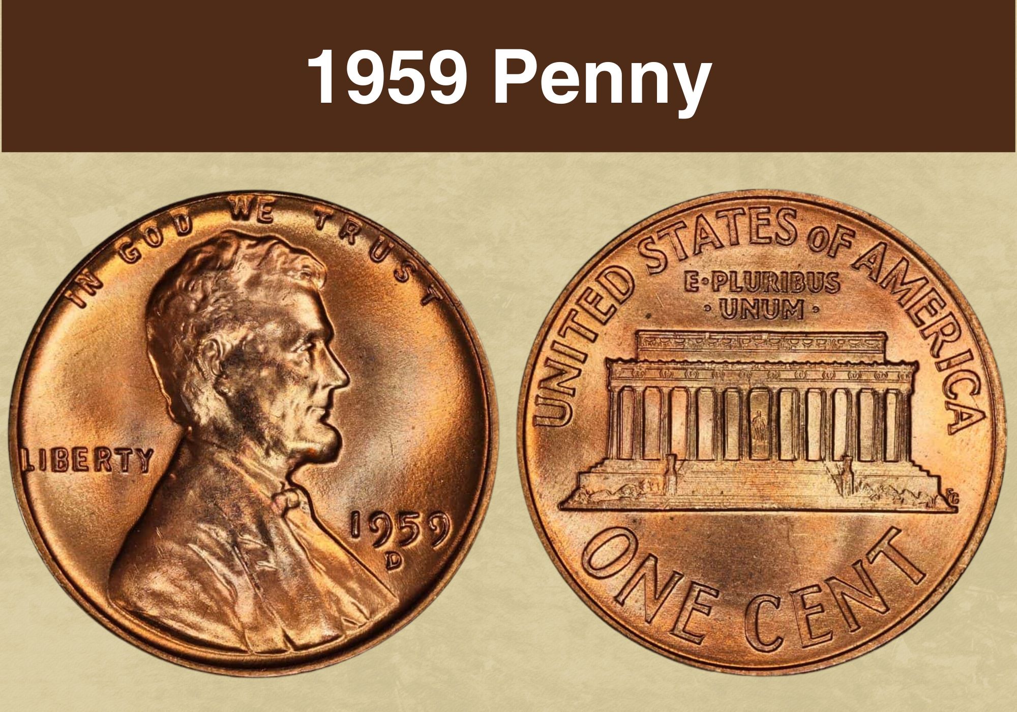 1959 Penny Coin Value (Price Chart, Error List, History & Varieties)