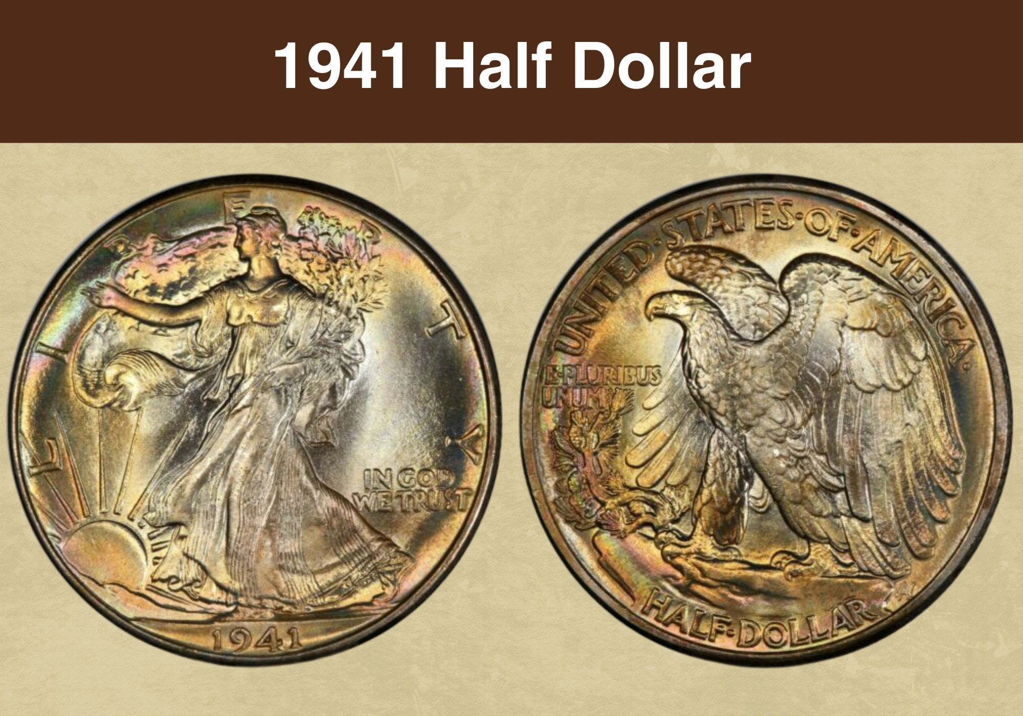 1941 Half Dollar Coin Value (Errors List, D, S & No Mint Mark Worth)