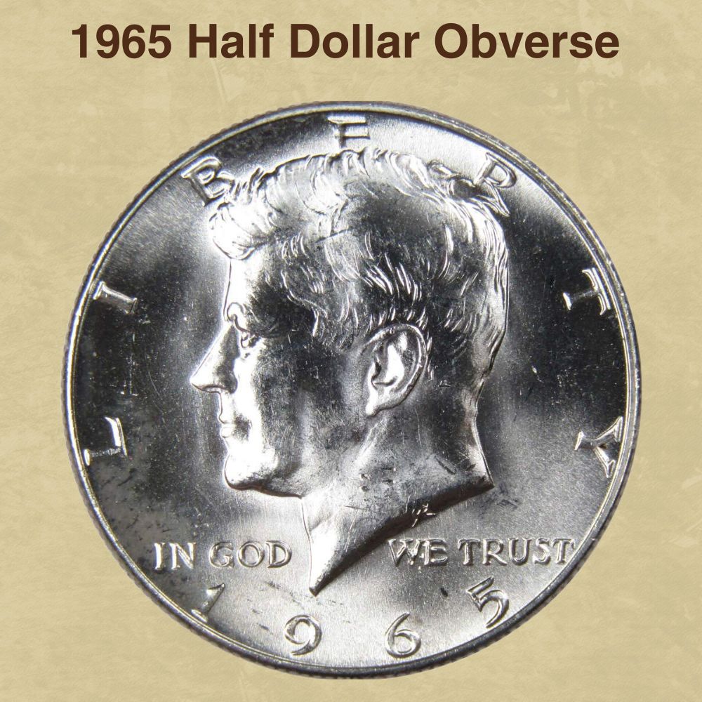 1965 Half Dollar Obverse