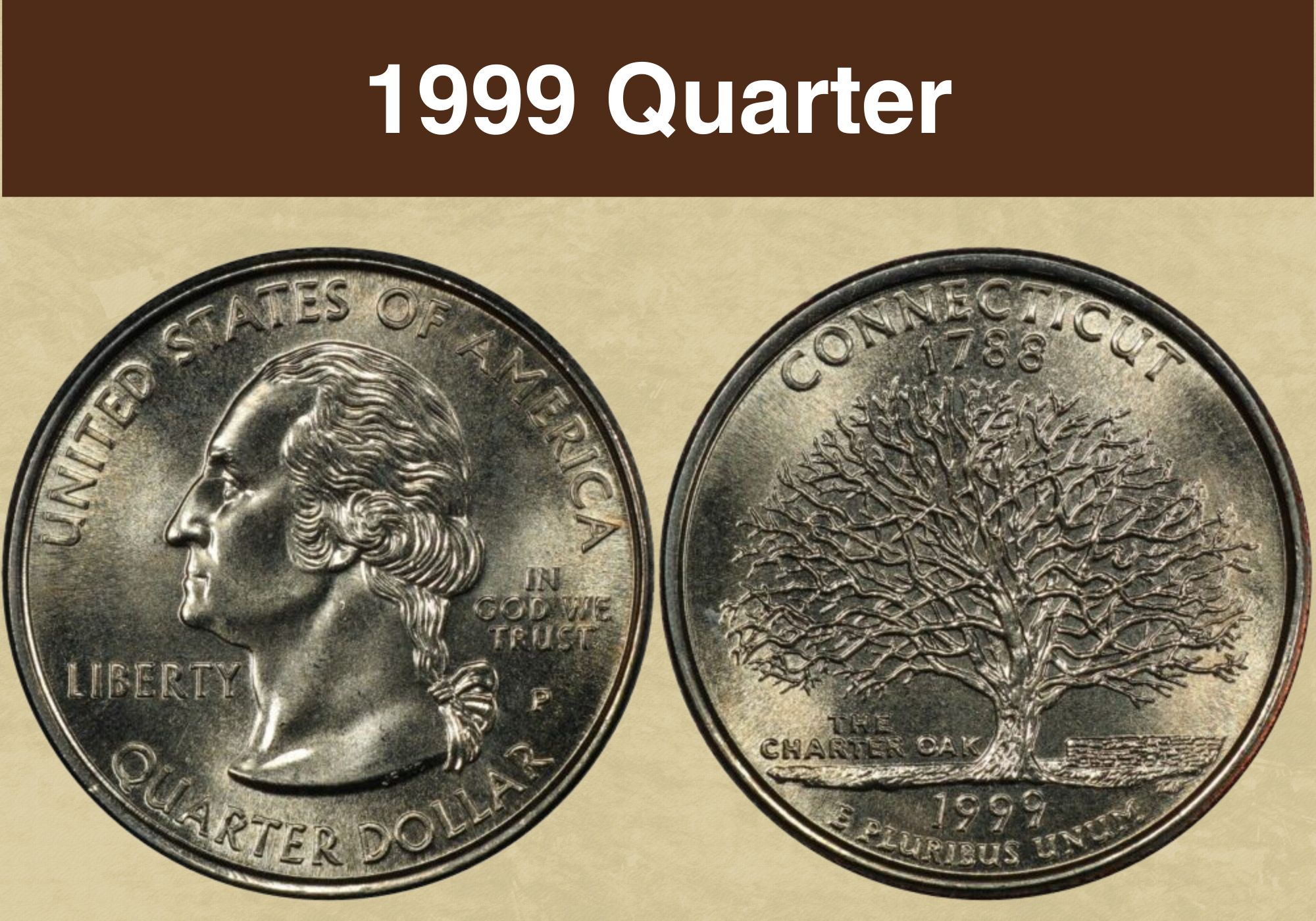 1999 Quarter Value: Georgia, Delaware, Pennsylvania, New Jersey, Connecticut