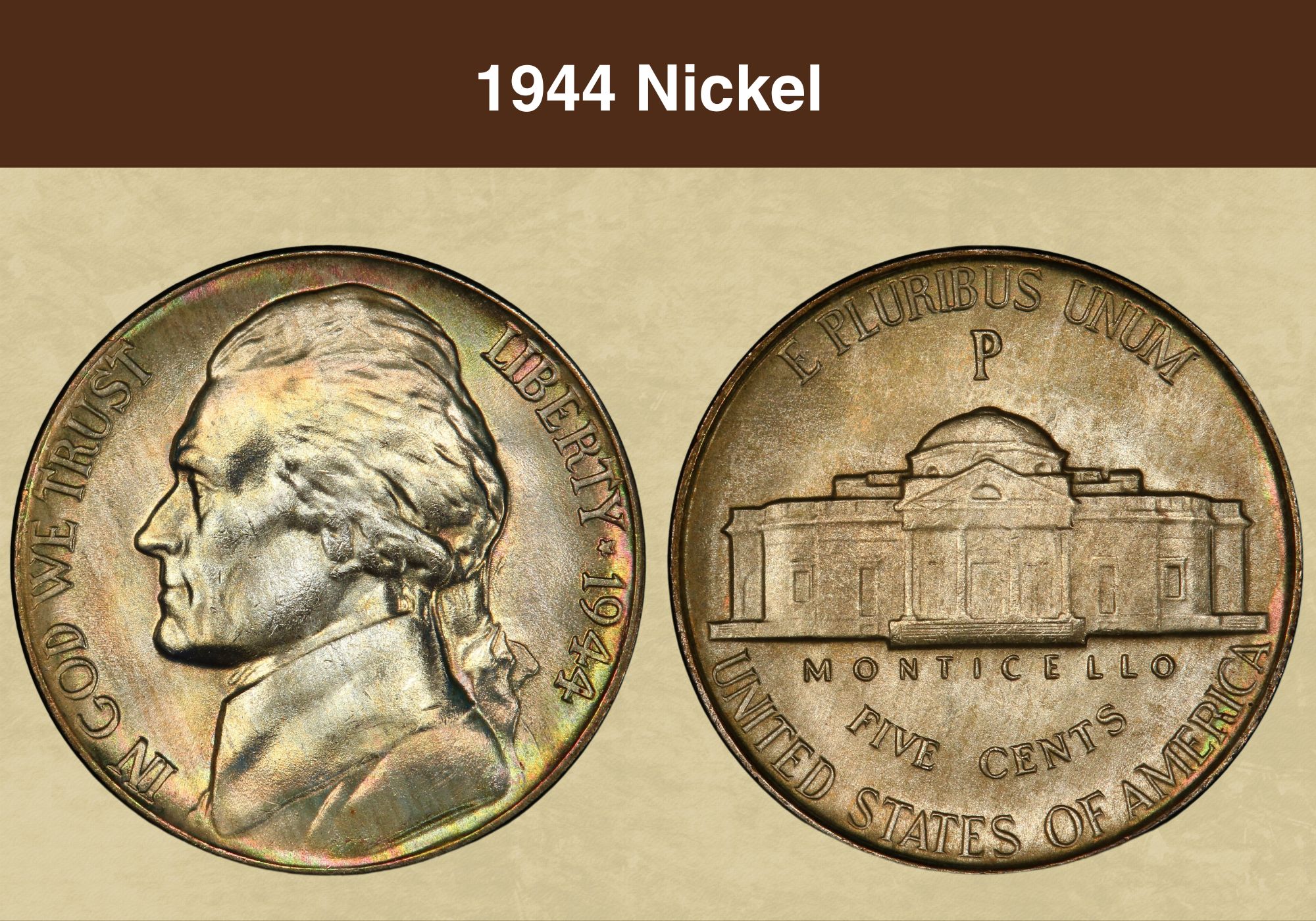 1944 Nickel Coin Value (Errors List, “D”, “S” & “P” Mint Mark Worth)