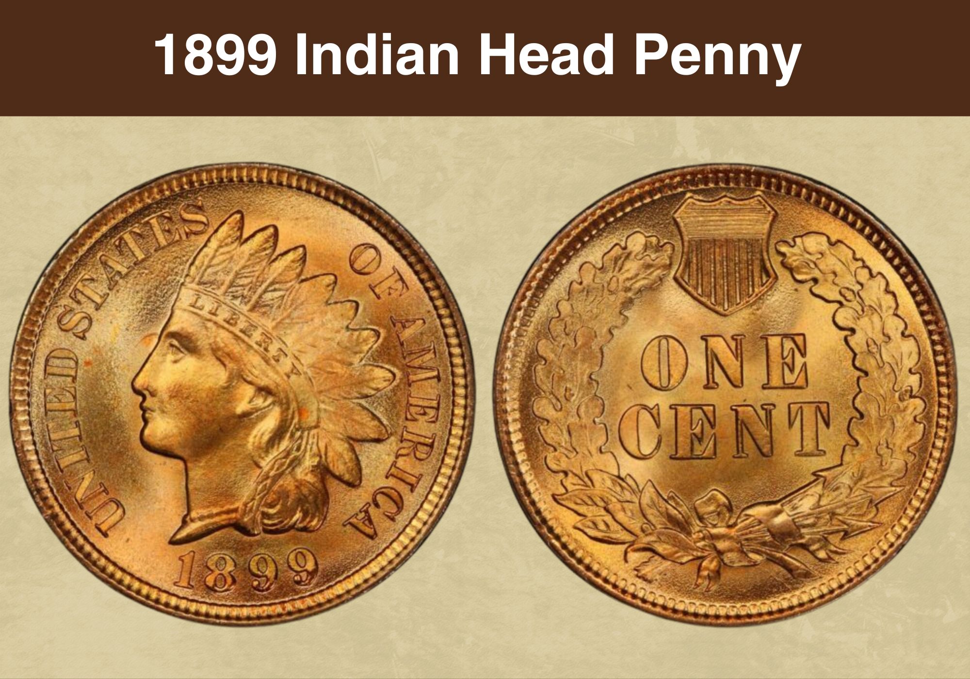 At Auction: Roll (50 coins) Indian Head Cents from old collection