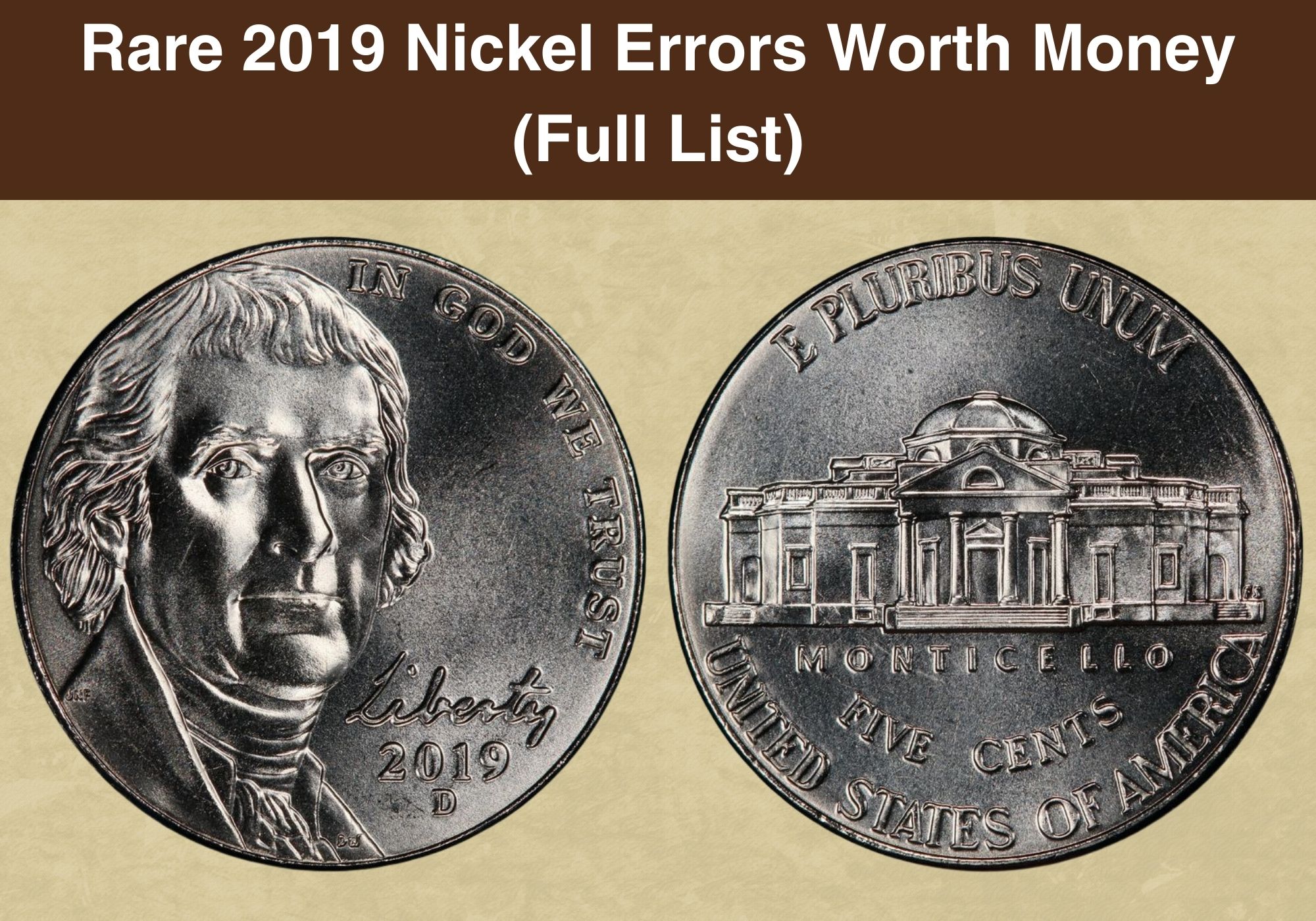 Rare 2019 Nickel Errors Worth Money (Full List)